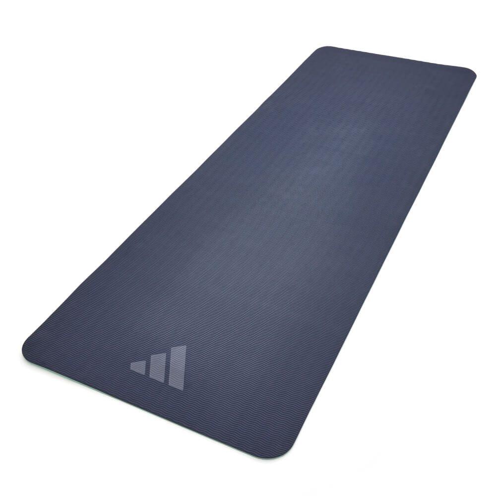 เสื่อโยคะแบบสองด้าน 6 มม. ADIDAS ADYG-10400BLM-NL สีน้ำเงิน/เขียว